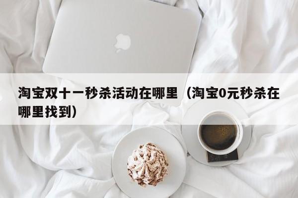 淘宝双十一秒杀活动在哪里（淘宝0元秒杀在哪里找到）