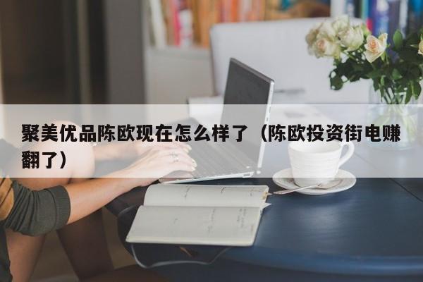 聚美优品陈欧现在怎么样了（陈欧投资街电赚翻了）