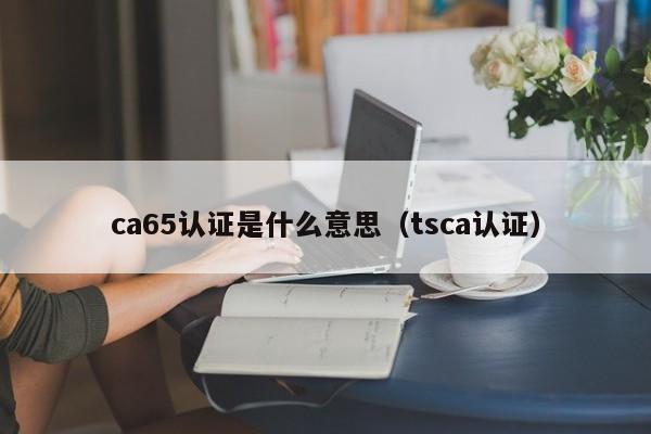 ca65认证是什么意思（tsca认证）