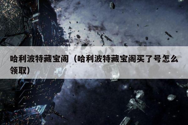 哈利波特藏宝阁（哈利波特藏宝阁买了号怎么领取）