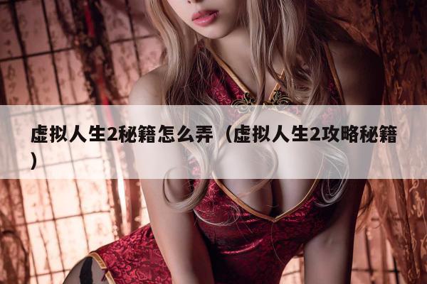 虚拟人生2秘籍怎么弄（虚拟人生2攻略秘籍）
